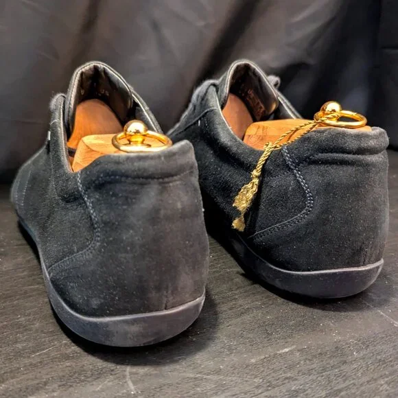 Ermenegildo Zegna Sneakers Suede black 11.5